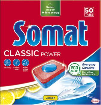 Таблетки для миття посуду у посудомийній машині Somat Classic 50 таблеток 
